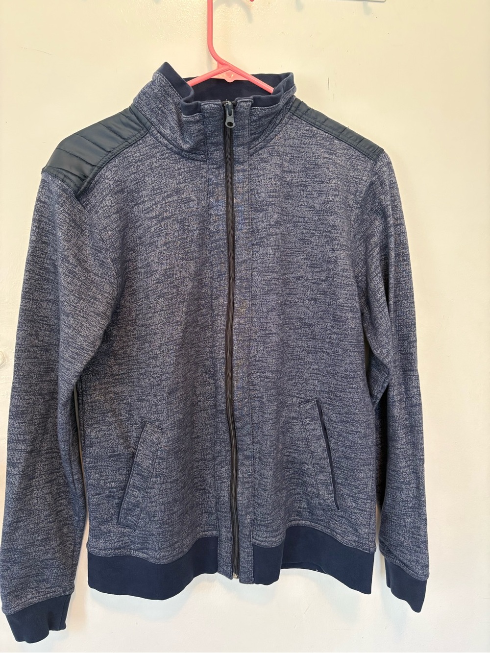 Studio Navy Cotton-Blend Jacket
